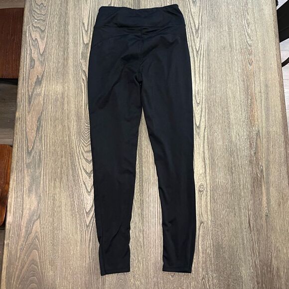 ClimateRight by Cuddl Duds Plush Warmth Base Layer Legging High-Rise Black Small - Picture 5 of 7